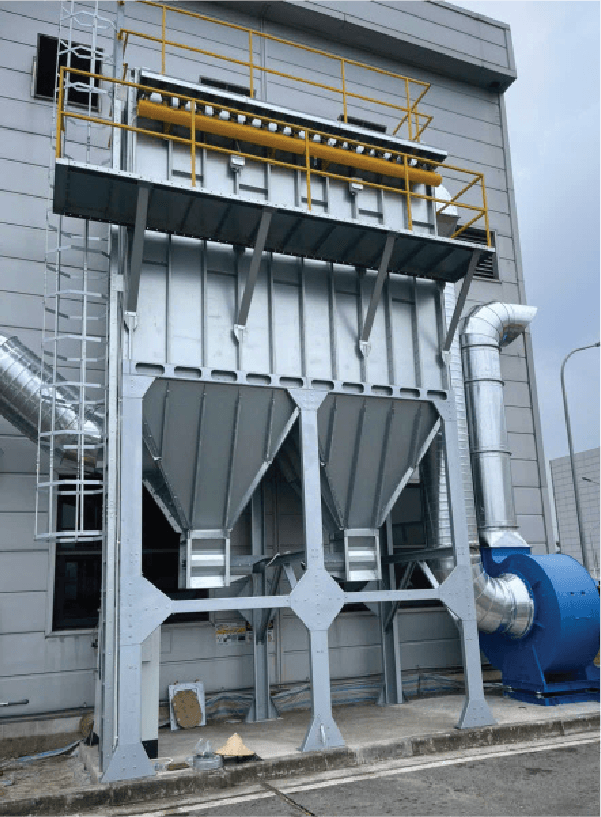 THIẾT KẾ THI CÔNG HỆ THỐNG LỌC BỤI, XỬ LÝ MÙI HÔI, KHÍ THẢI CÔNG NGHIỆP